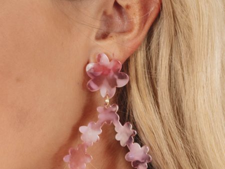 Bianca Earrings - Pink Online Sale