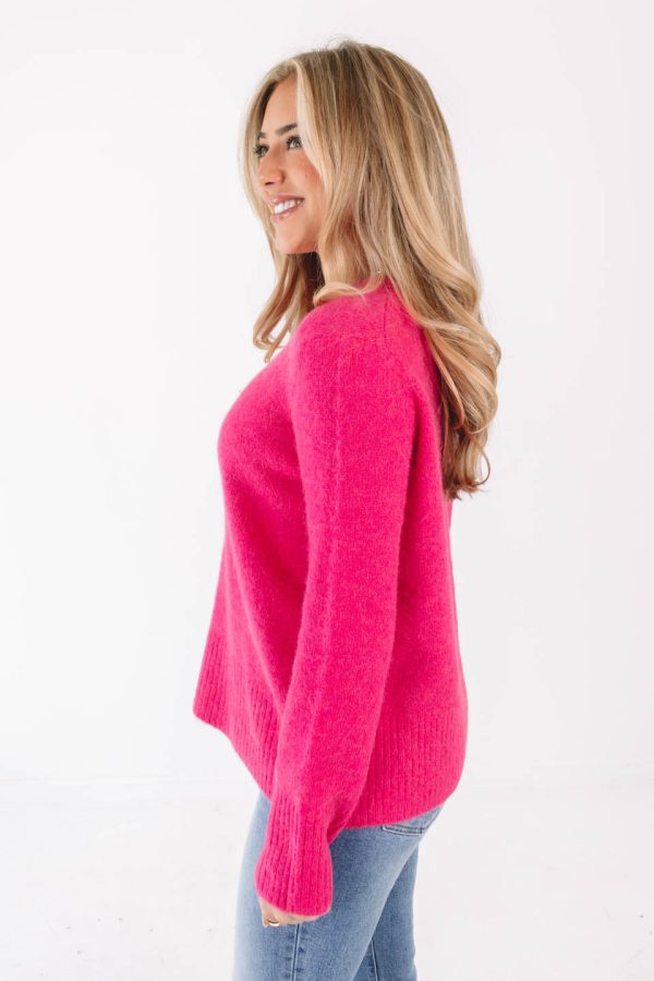 Pistola Ivy Sweater - Hot Pink For Cheap