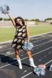 Queen Of Sparkles Rhinestone Football Tank - Black Fashion