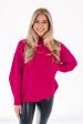 Pistola Carlen Sweater - Fuchsia Online Sale