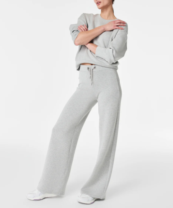 Spanx AirEssentials Wide Leg Pants - Light Heather Grey For Cheap