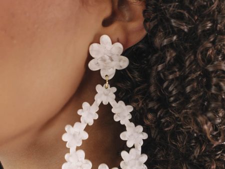 Bianca Earrings - White For Discount