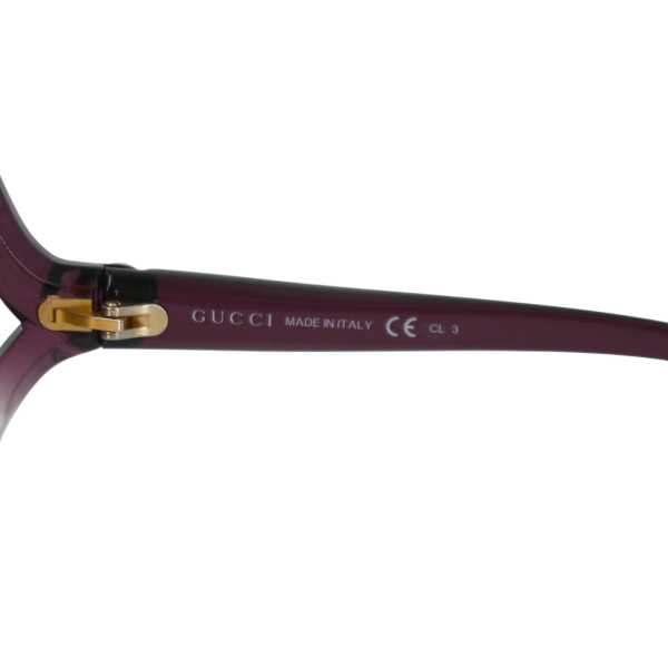 Purple GG Heart Sunglasses For Cheap