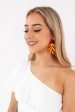 Coral Cove Earrings - Orange Cheap