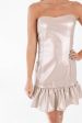 No Regrets Dress - Champagne Gold Fashion