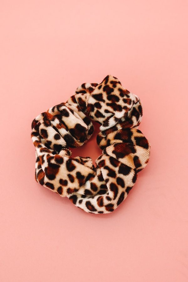 Cheetahlicious Scrunchie - Beige Cheap