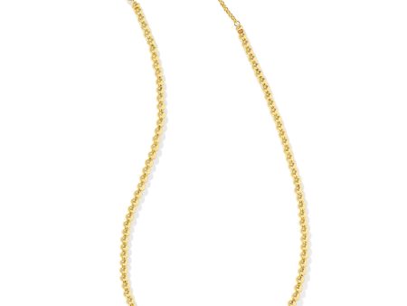 Kendra Scott Abbie Beaded Necklace - Gold Marbled Amber Illusion Supply