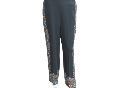 Navy Multi-Color Trouser Online