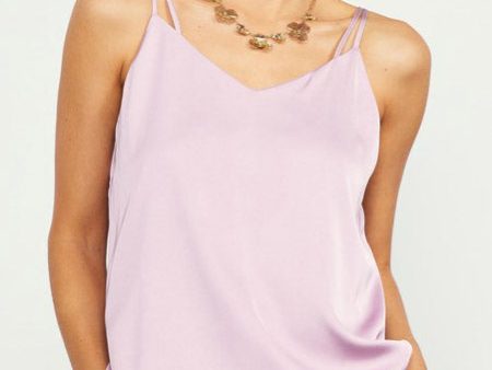 Double Strap Cami Top - Dusty Lilac - FINAL SALE Sale