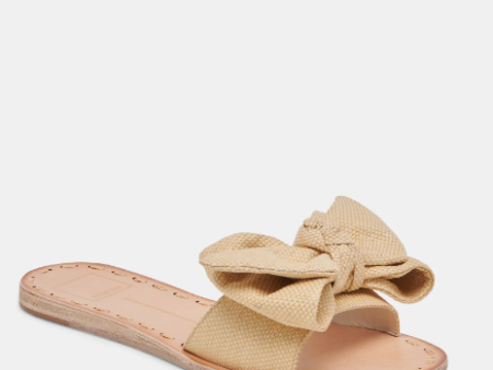 Dolce Vita Darsey Sandals - Light Natural Raffia - FINAL SALE Online