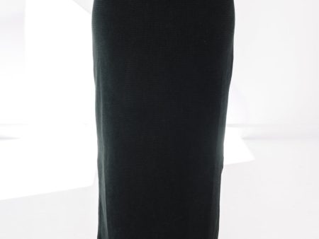 A Modern Classic Midi Skirt - Black Hot on Sale