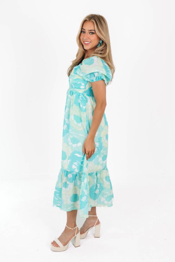 All Grown Up Midi Dress - Mint Fashion