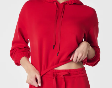 Spanx AirEssentials Cinched Hoodie - Red Online