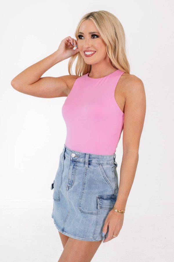 Game Changer Bodysuit - Pink Fashion