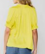 V-Neck Blouse - Pineapple - FINAL SALE Fashion