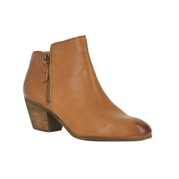 Tan Leather Ankle Booties For Discount