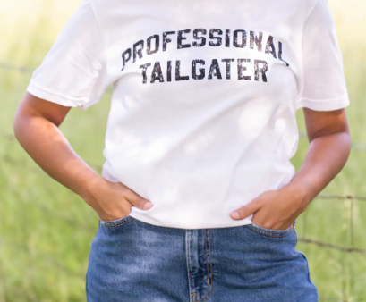 Professional Tailgater T-Shirt - White - FINAL SALE For Cheap