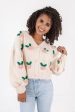 Roses And Romance Cardigan - Cream Discount