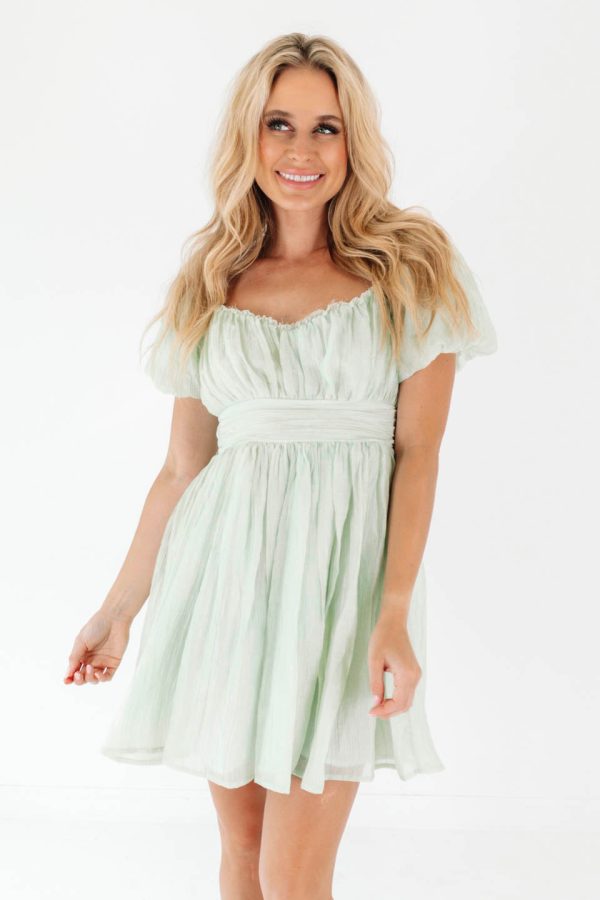 Party Princess Dress - Misty Green Supply