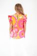 The Leilani Ruffle Sleeve Top - Multi Sale