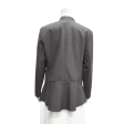 Wool Dark Grey Blazer Hot on Sale