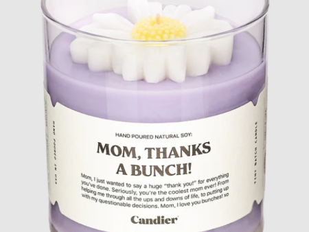 Candier Candle - Mom, Thanks A Bunch!- FINAL SALE Cheap