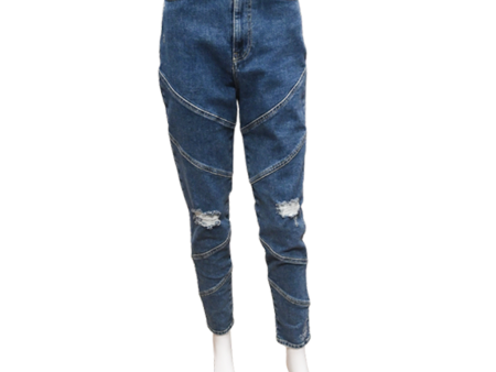 Allegra Davis Denim Distressed Jeans For Sale