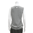 Cashmere Grey Sleeveless Top For Sale