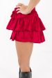 Always Invited Skort - Crimson For Discount