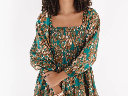 Missing Out Dress - Emerald on Sale