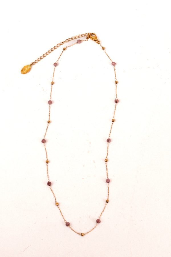 Camille Necklace - Lilac Online Hot Sale