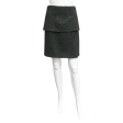 Black Tweed Metallic Mini Skirt Online Hot Sale