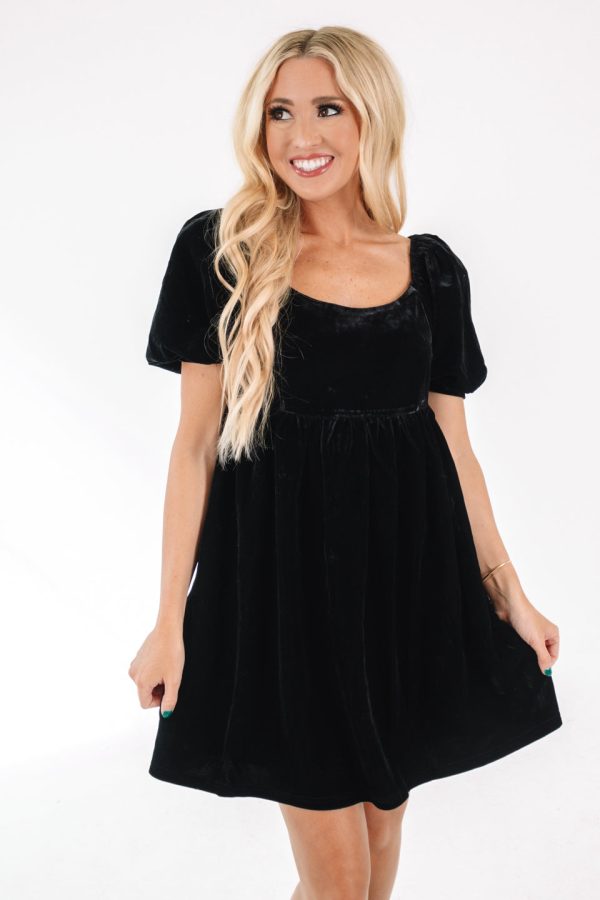 Manhattan Nights Dress - Black Fashion