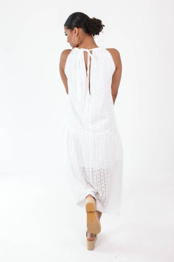 Simple Times Midi Dress - White For Discount