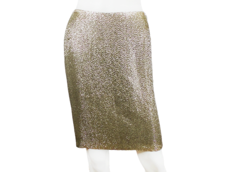 Gold Beaded Skirt on Sale