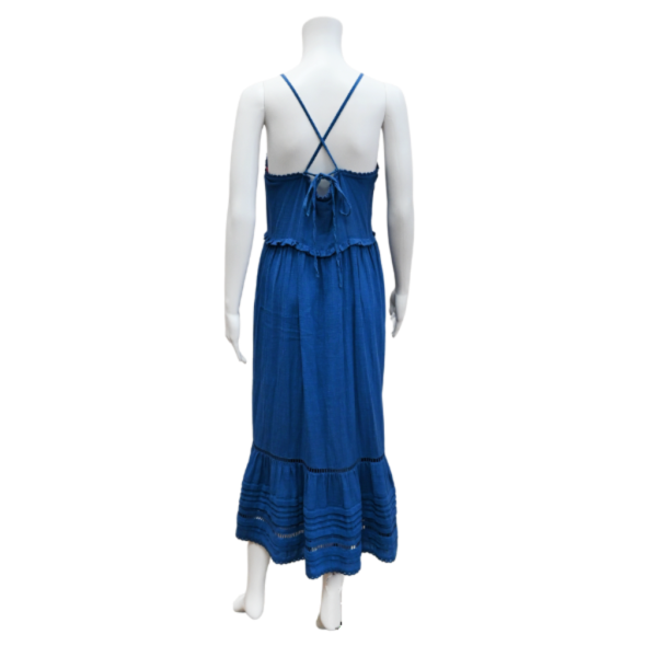 Ayesha Blue Layered Dress Online Sale