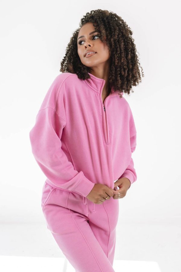 Staying In Sweatshirt - Pink Online