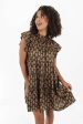 Fern Flutter Dress - Olive Green Online Hot Sale