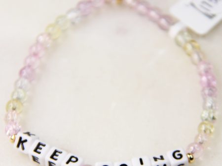 Little Words Project Keep Going Bracelet - White Online Sale