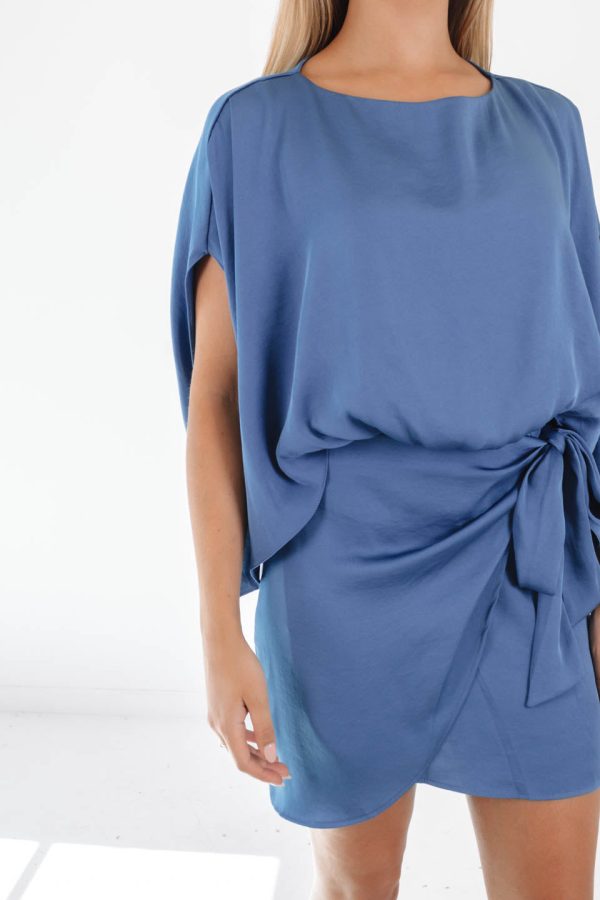 Independent Woman Dress - Blue Online Hot Sale