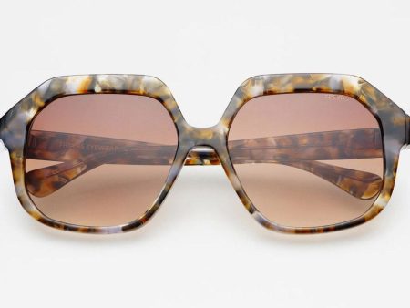 Freyrs Stella Acetate Octagonal Sunglasses - Brown Tortoise Supply