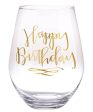 Jumbo Wine Glass - Happy Birthday - FINAL SALE Online