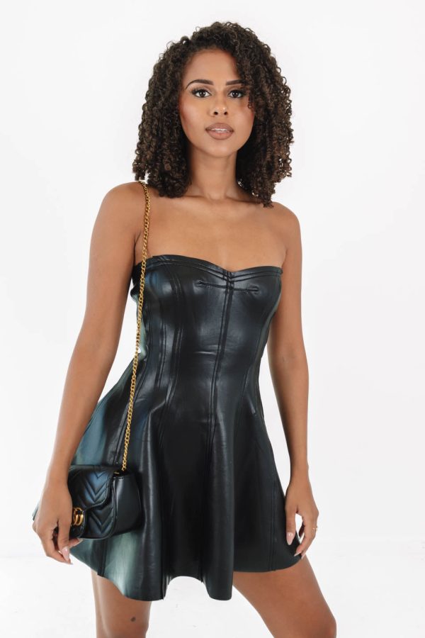 Sleek Temptations Dress - Black Supply