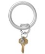 Big O Key Ring Silicone - Solid Silver For Sale