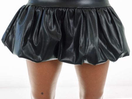 A Little Bit Edgy Skirt - Black Online now