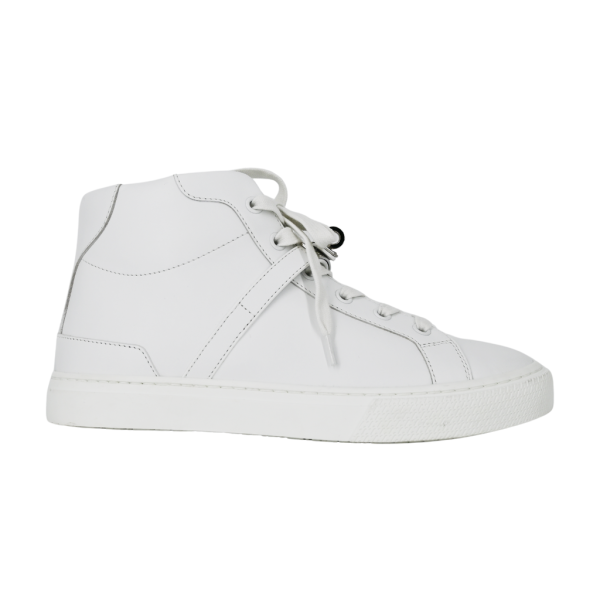 Daydream White Leather High-Top Sneakers For Sale