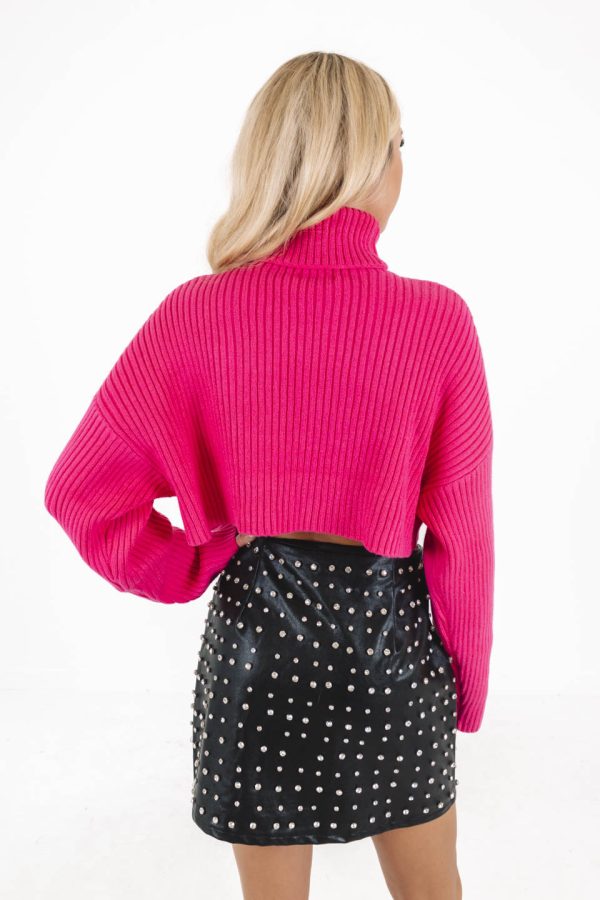 Major Attitude Sweater - Super Pink on Sale