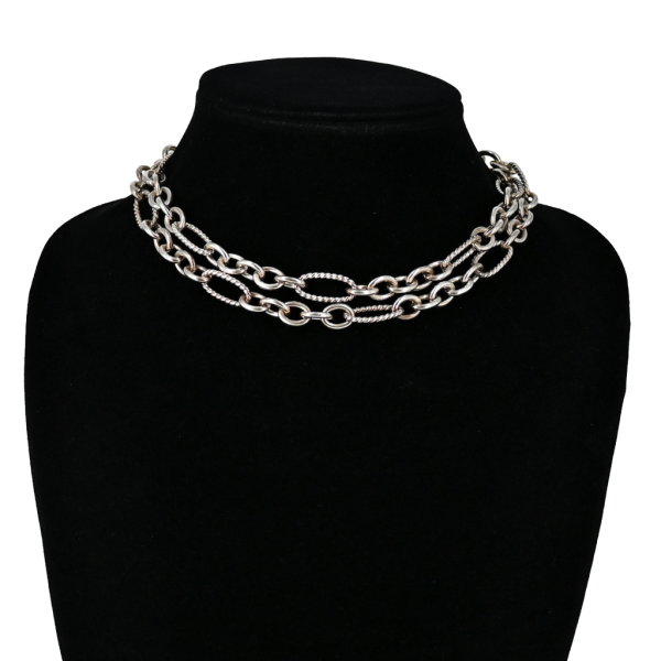 Long Oval Link Necklace Online Hot Sale