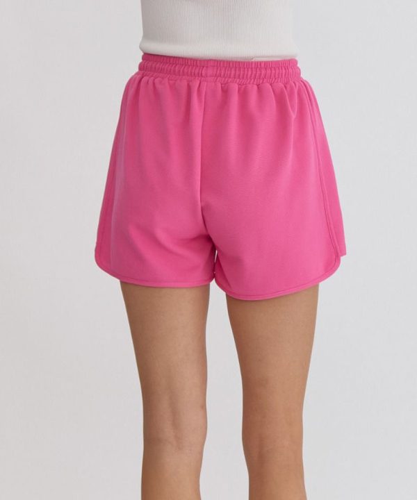 High Waisted Shorts - Hot Pink - FINAL SALE Cheap