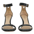 Metallic Square Nudist Sandals Fashion